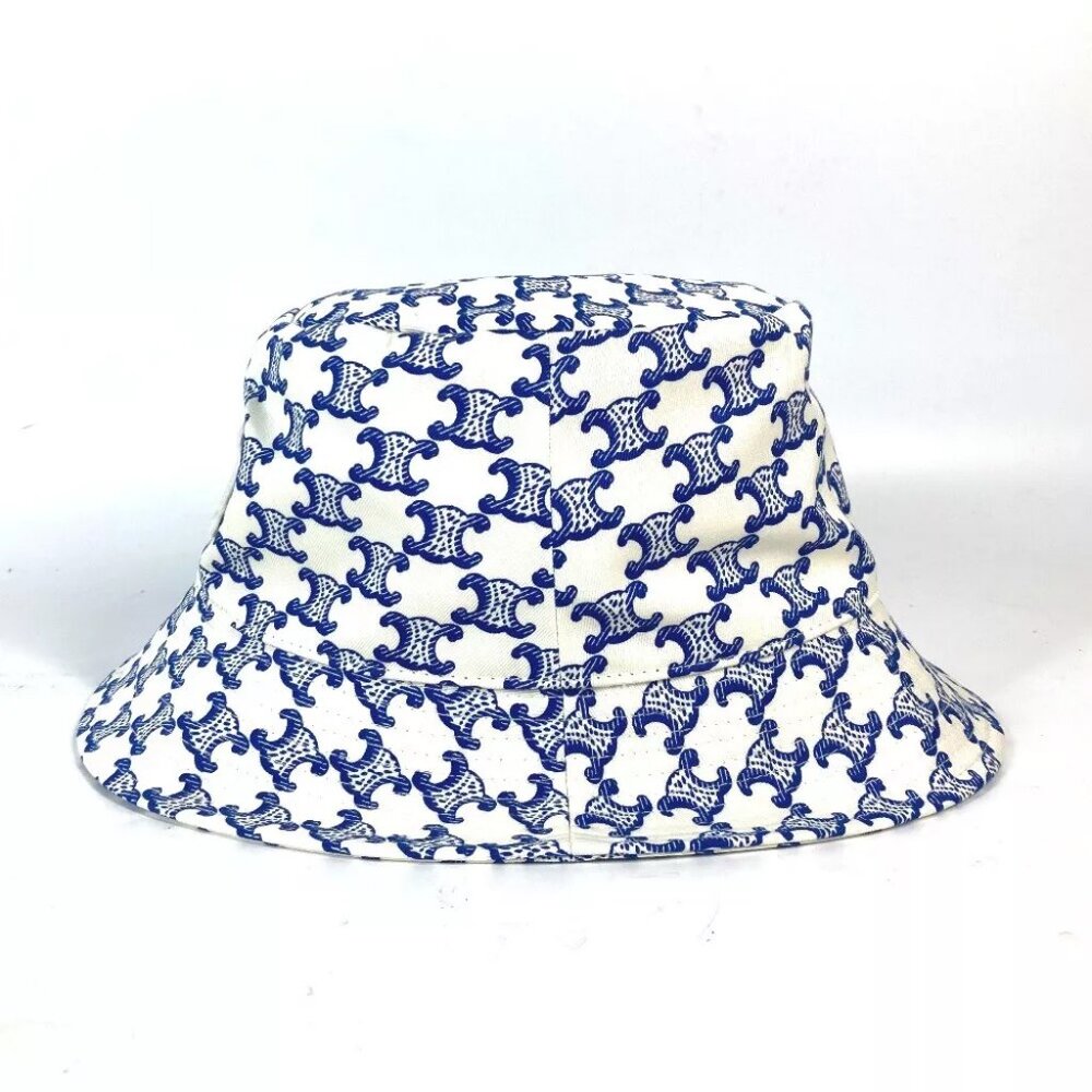 CELINE 2AUE5460U Monogram Triomph logo hat bucket hat bob hat Unused - Picture 9 of 14